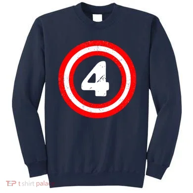 Captain 4th Birthday Sweatshirt