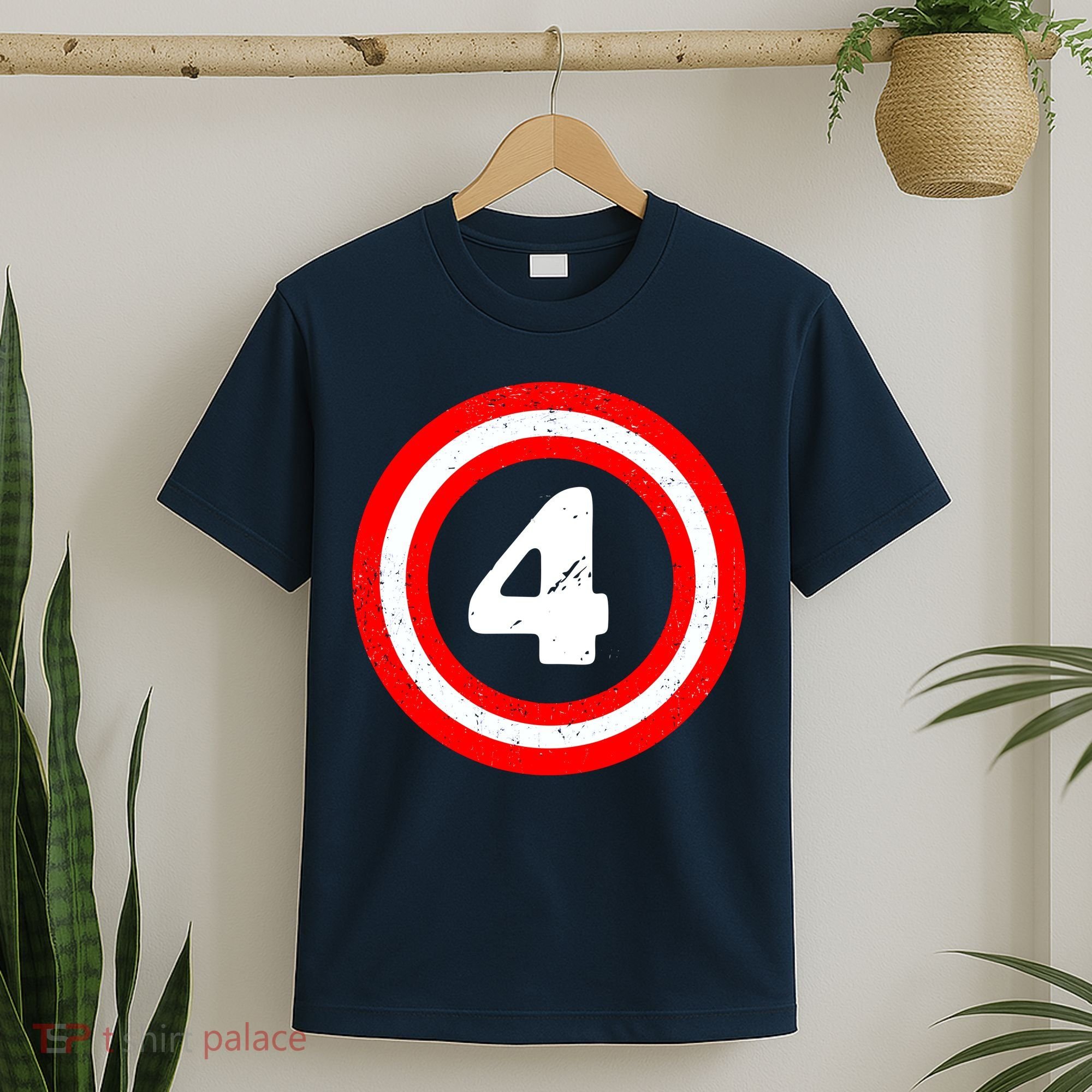 Captain 4th Birthday T-Shirt