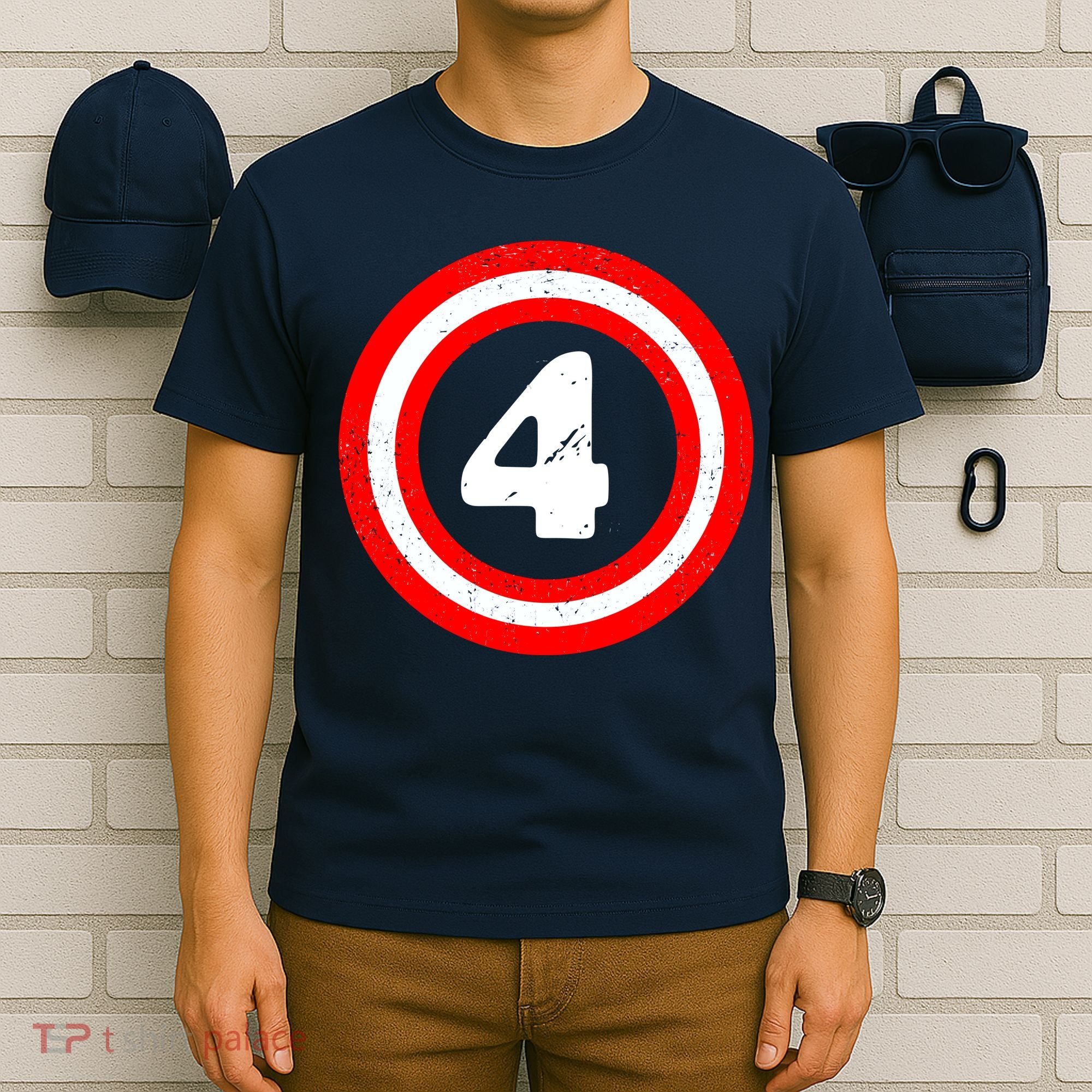 Captain 4th Birthday T-Shirt