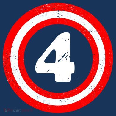 Captain 4th Birthday T-Shirt
