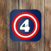Captain 4th Birthday Coaster thumb 0