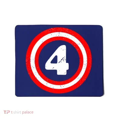 Captain 4th Birthday Mousepad