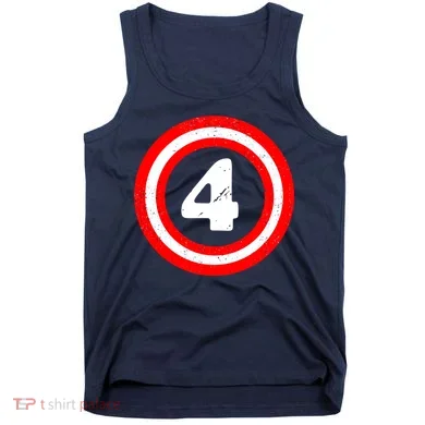 Captain 4th Birthday Tank Top