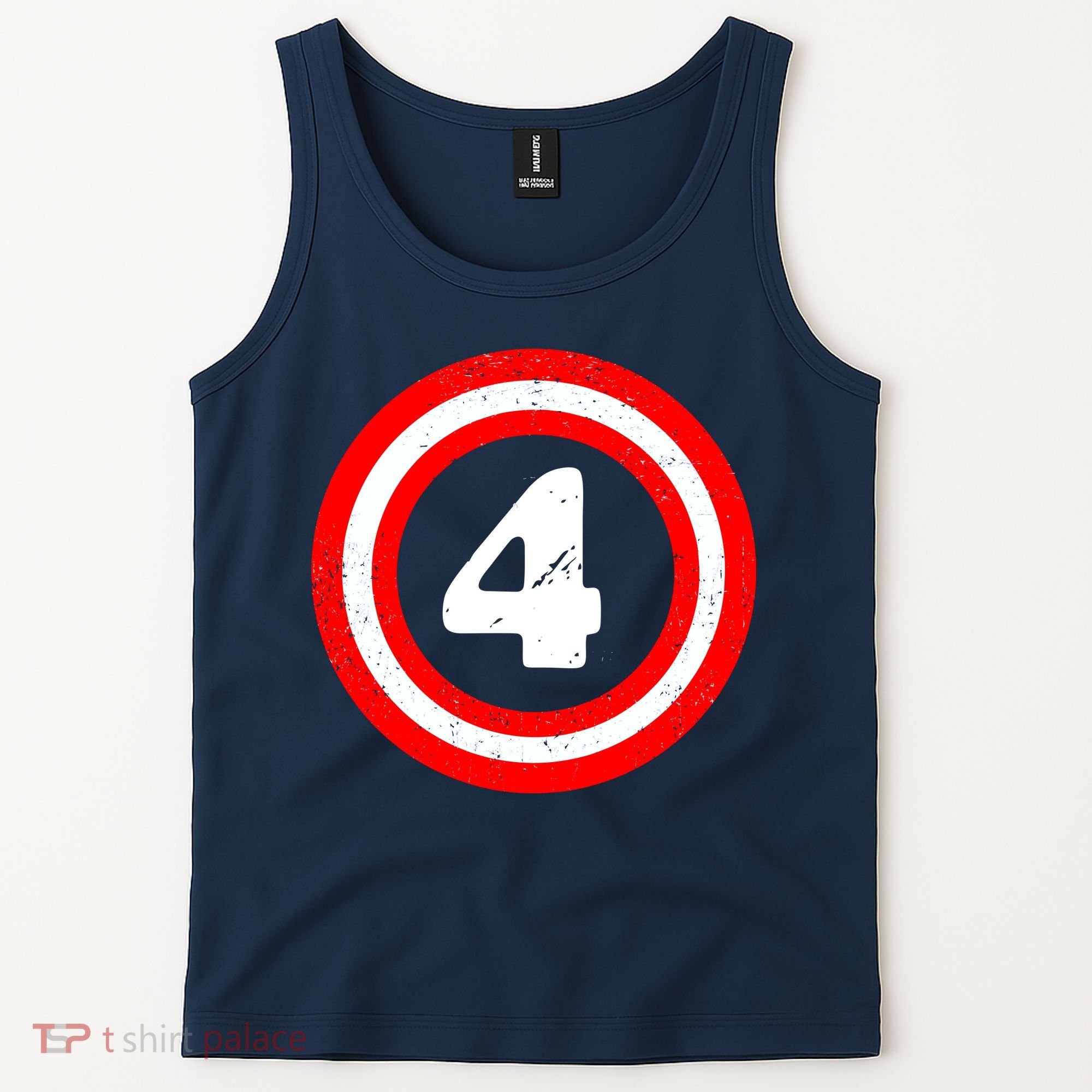 Captain 4th Birthday Tank Top