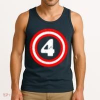 Captain 4th Birthday Tank Top thumb 3