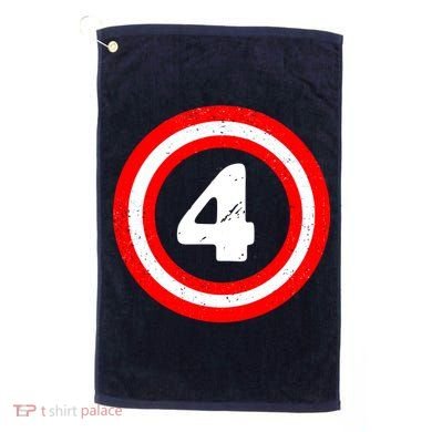Captain 4th Birthday Golf Towel