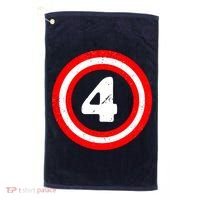 Captain 4th Birthday Golf Towel thumb 0