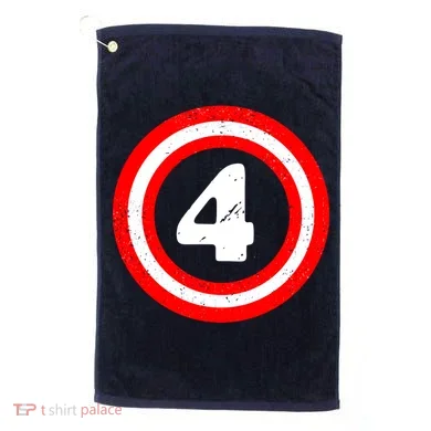 Captain 4th Birthday Golf Towel