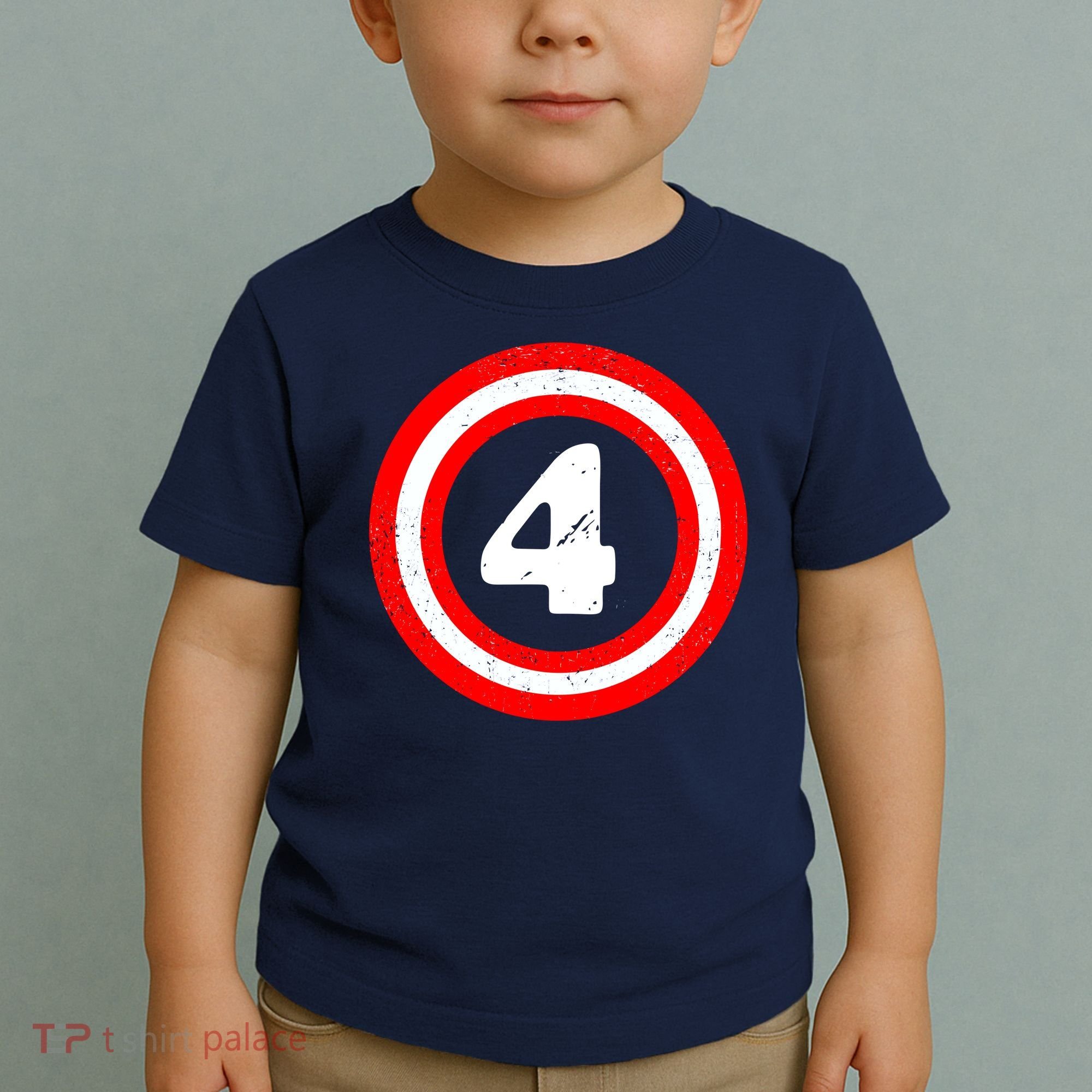 Captain 4th Birthday Toddler T-Shirt