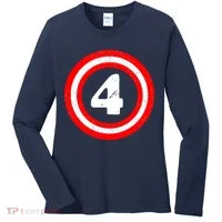 Captain 4th Birthday Women's Long Sleeve Shirt thumb 0