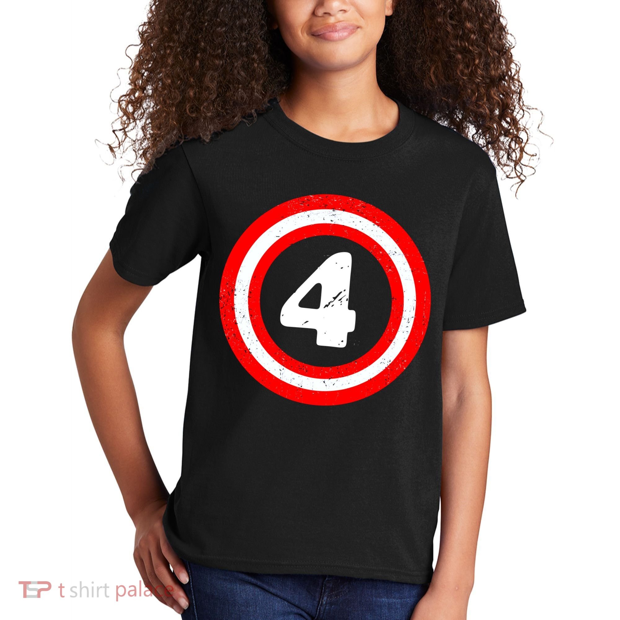 Captain 4th Birthday Kids T-Shirt