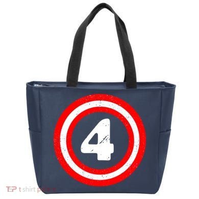 Captain 4th Birthday Tote Bag