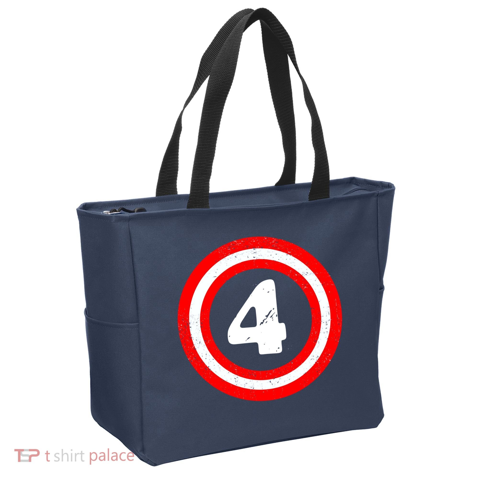 Captain 4th Birthday Tote Bag