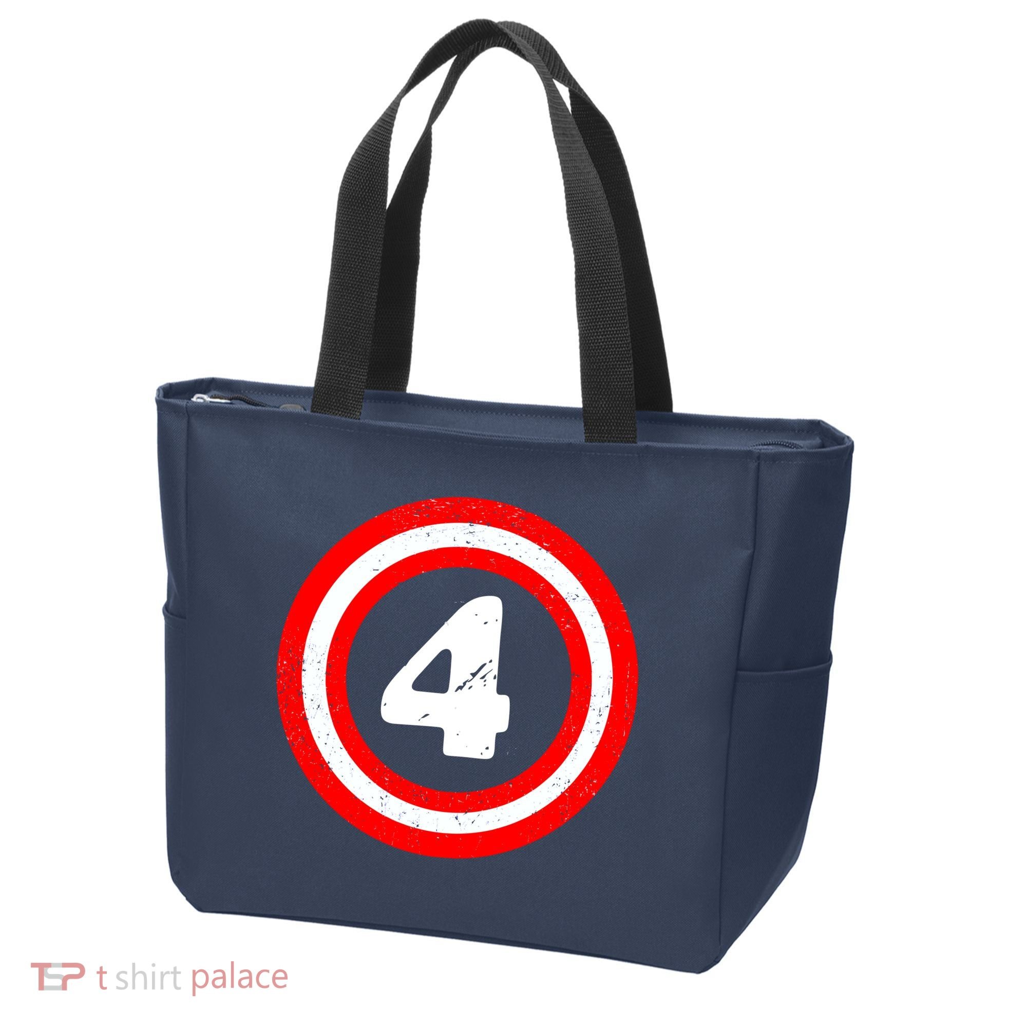 Captain 4th Birthday Tote Bag