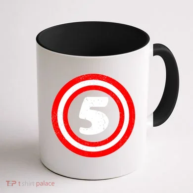 Captain 5th Birthday Coffee Mug back