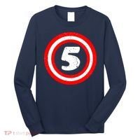 Captain 5th Birthday Long Sleeve Shirt thumb 0