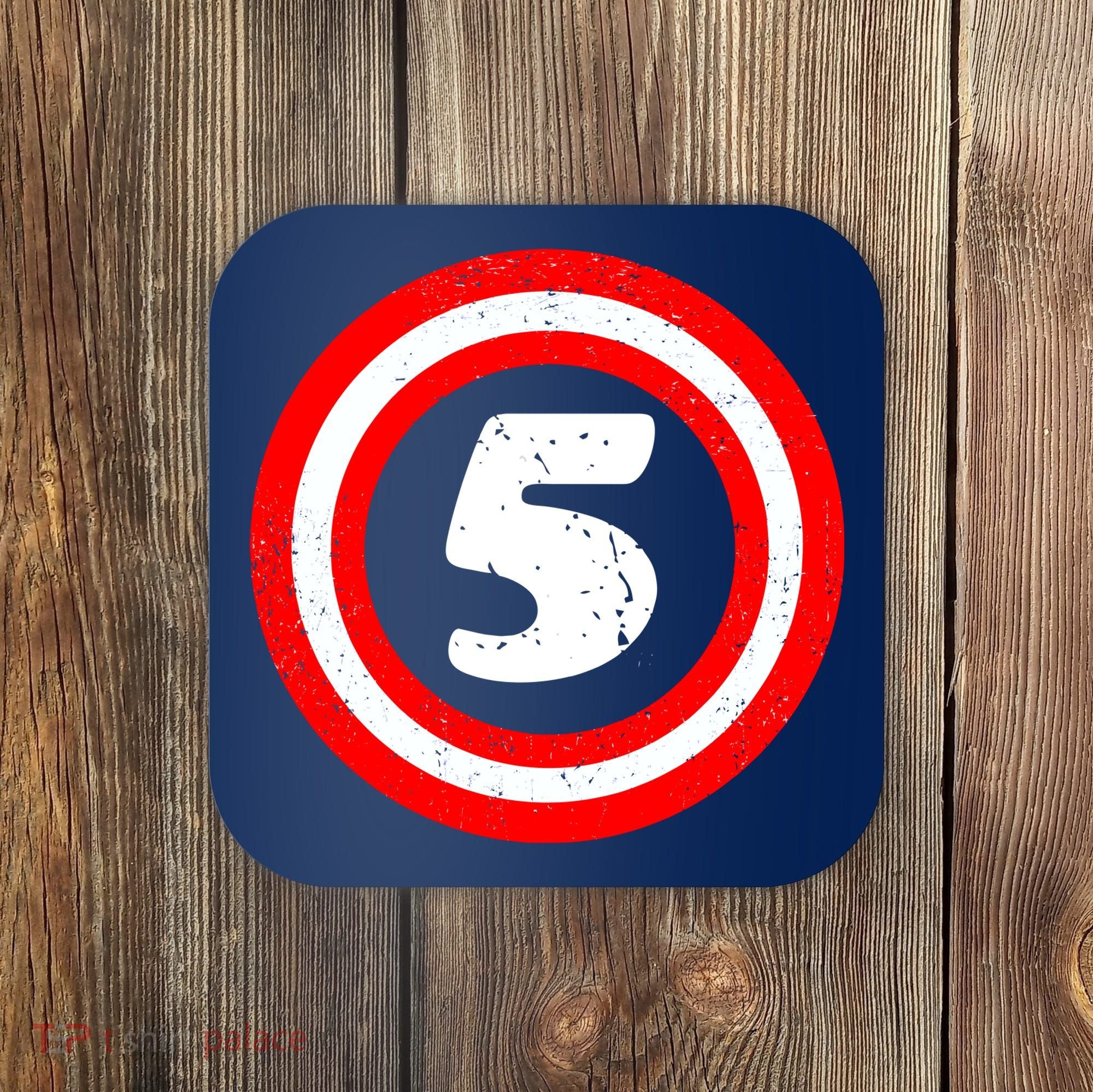 Captain 5th Birthday Coaster