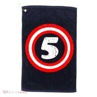 Captain 5th Birthday Golf Towel thumb 0
