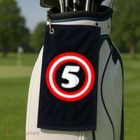 Captain 5th Birthday Golf Towel thumb 2