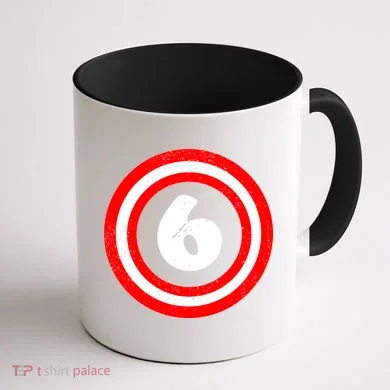 Captain 6th Birthday Coffee Mug back