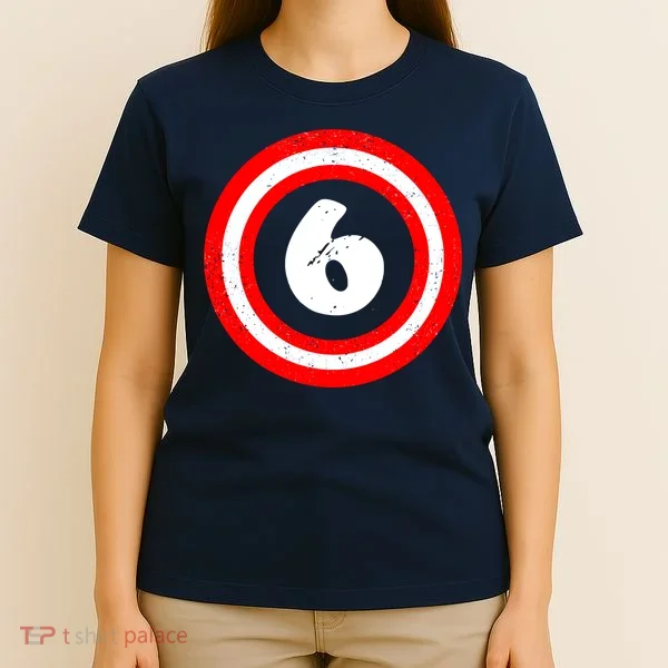 Captain 6th Birthday T-Shirt