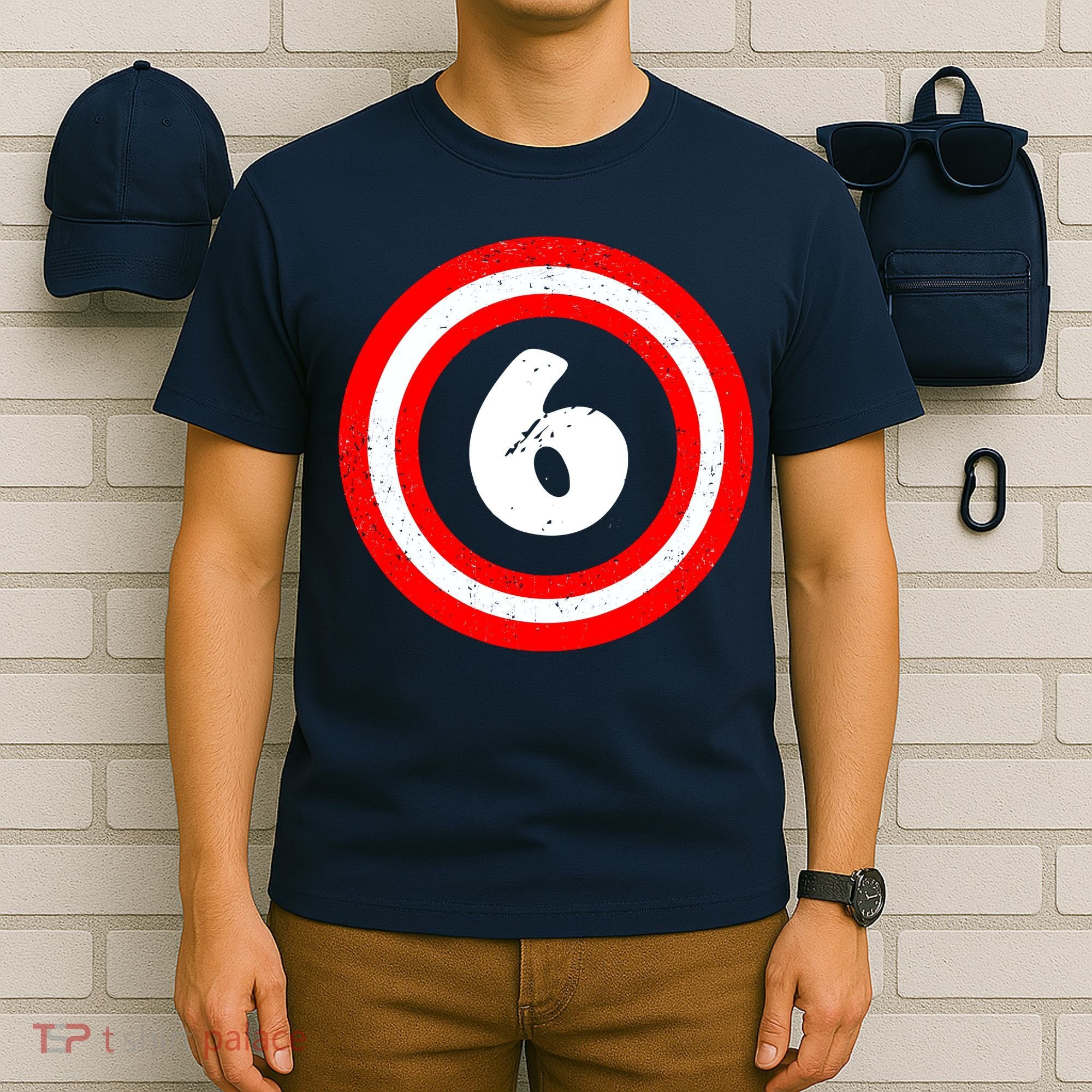 Captain 6th Birthday T-Shirt
