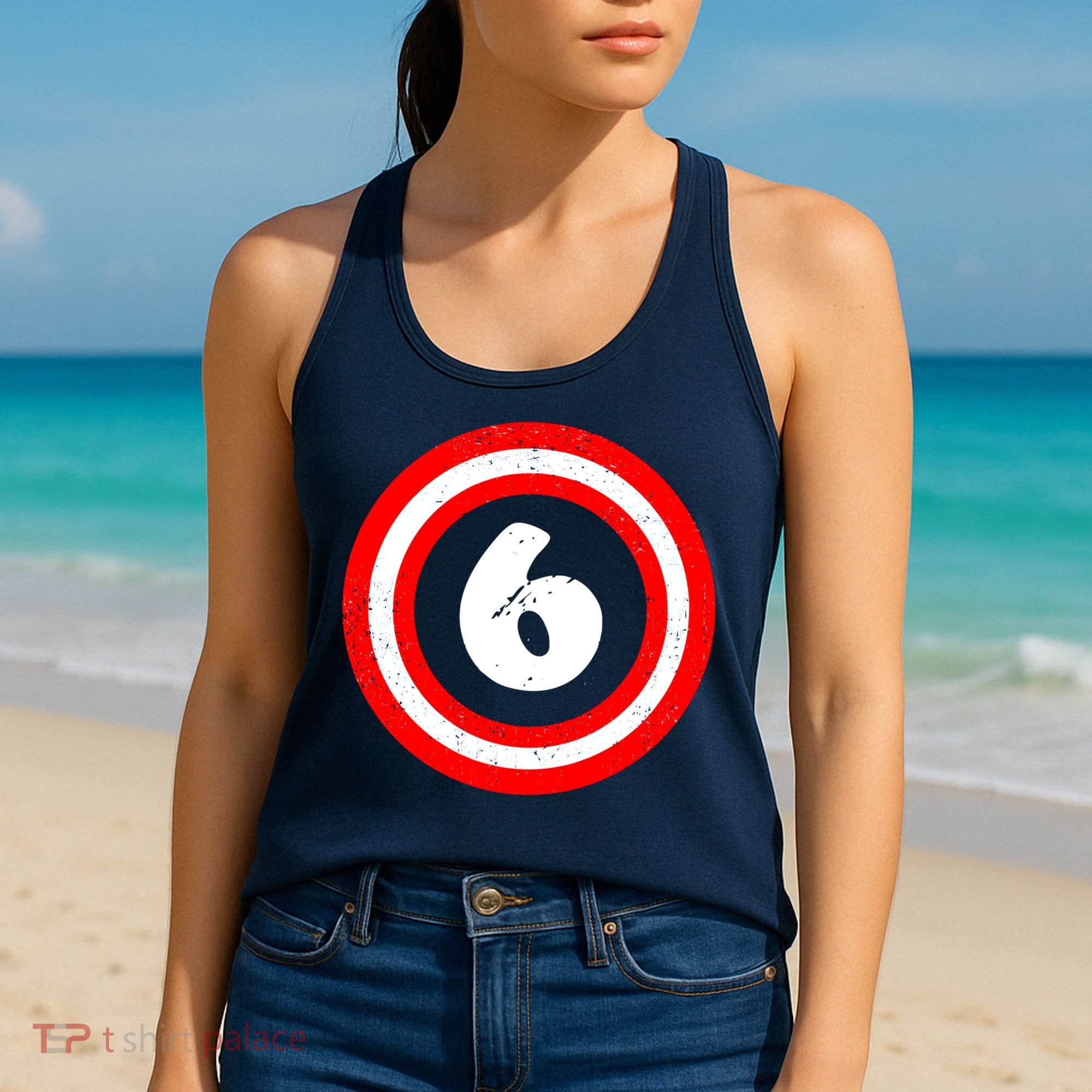 Captain 6th Birthday Women's Tank Top