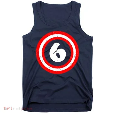 Captain 6th Birthday Tank Top