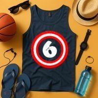 Captain 6th Birthday Tank Top thumb 4