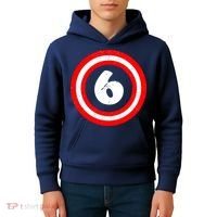 Captain 6th Birthday Kids Hoodie thumb 4