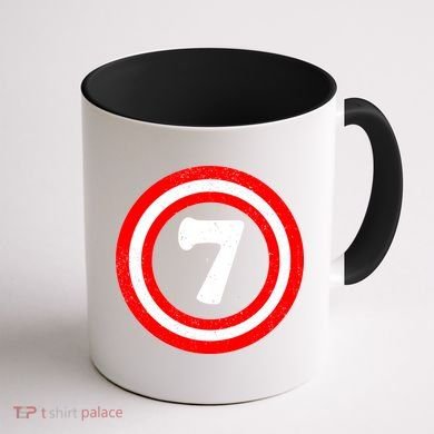 Captain 7th Birthday Coffee Mug back