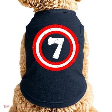 Captain 7th Birthday Doggie Tank