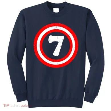 Captain 7th Birthday Sweatshirt