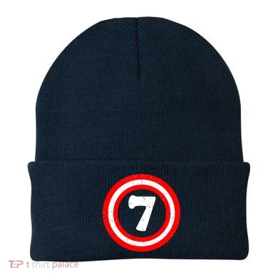 Captain 7th Birthday Beanie