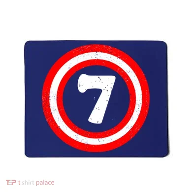 Captain 7th Birthday Mousepad