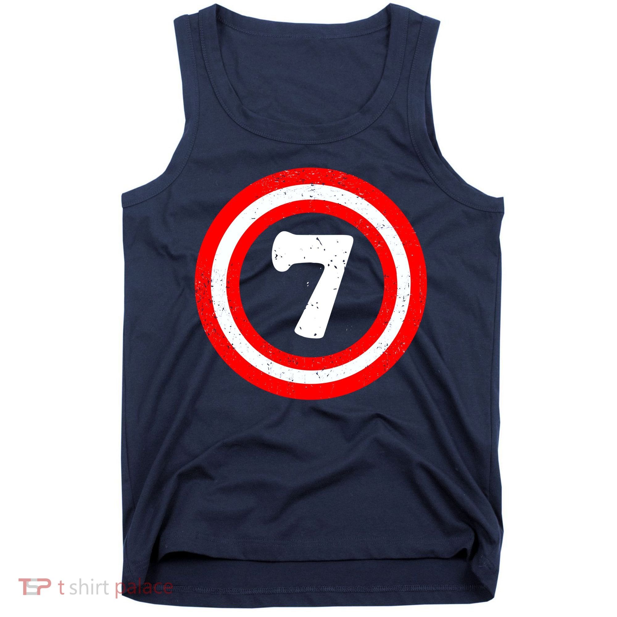 Captain 7th Birthday Tank Top