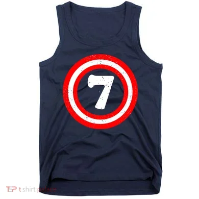 Captain 7th Birthday Tank Top