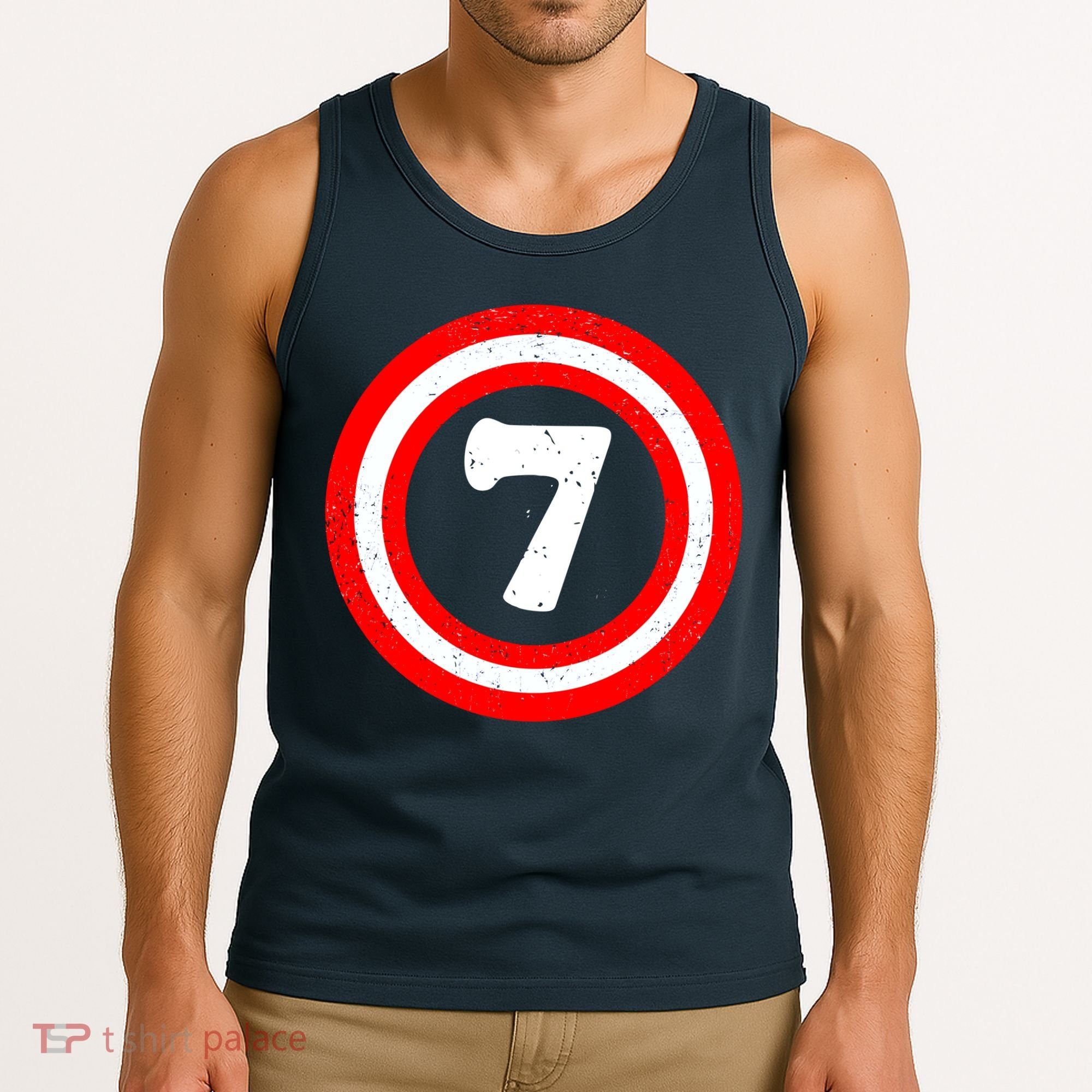 Captain 7th Birthday Tank Top