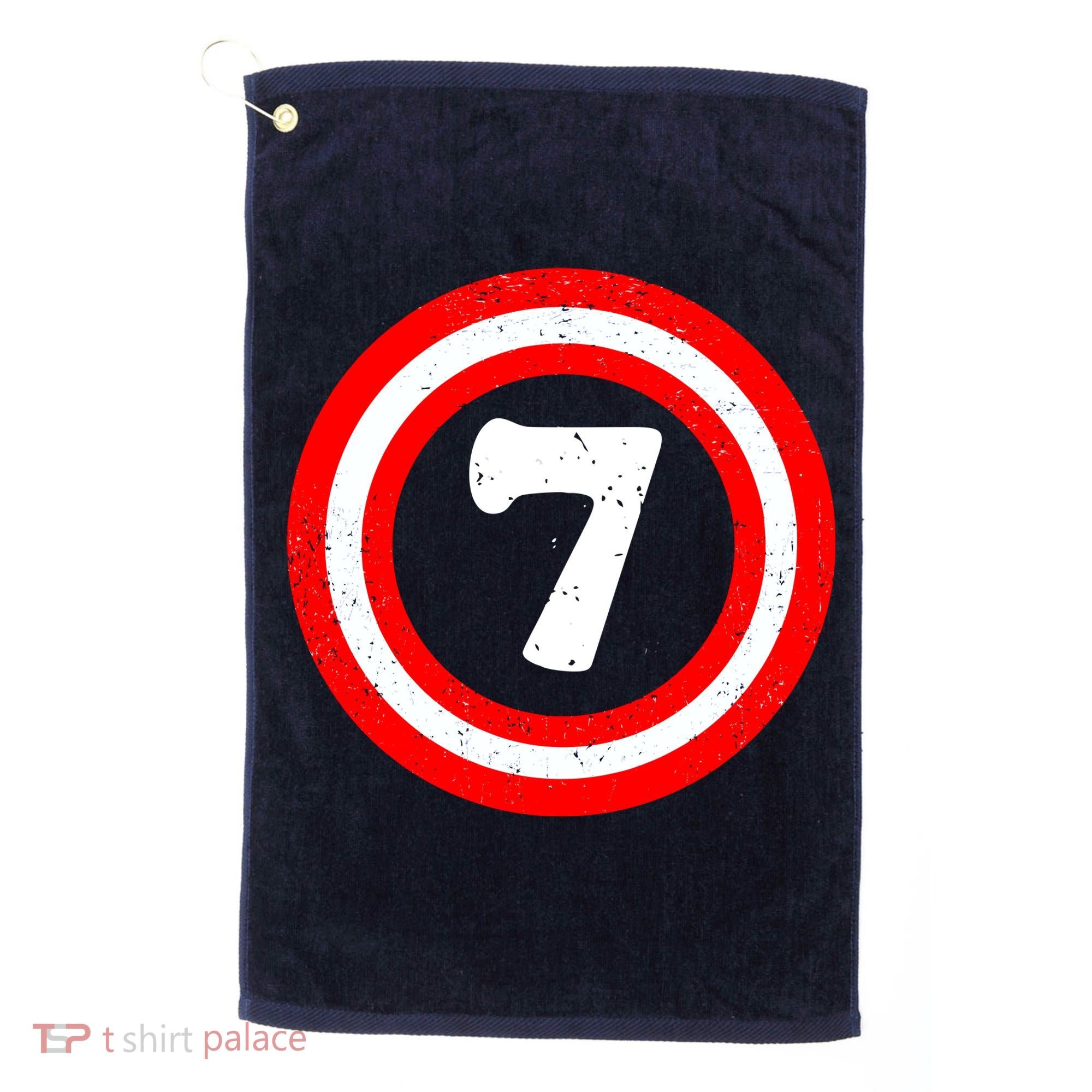 Captain 7th Birthday Golf Towel