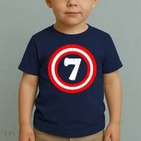 Captain 7th Birthday Toddler T-Shirt thumb 2