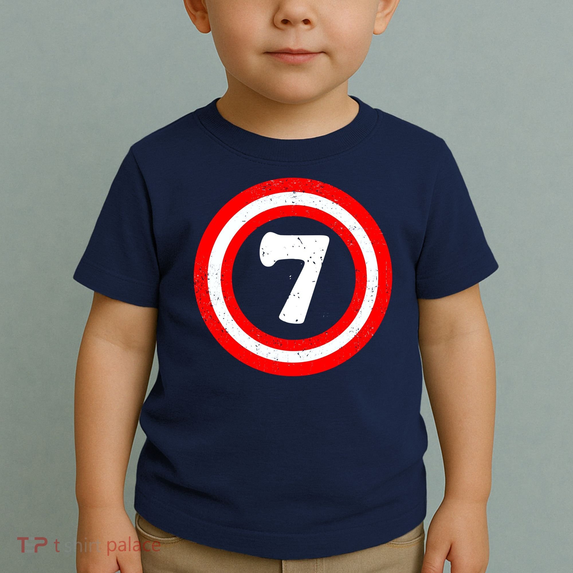 Captain 7th Birthday Toddler T-Shirt