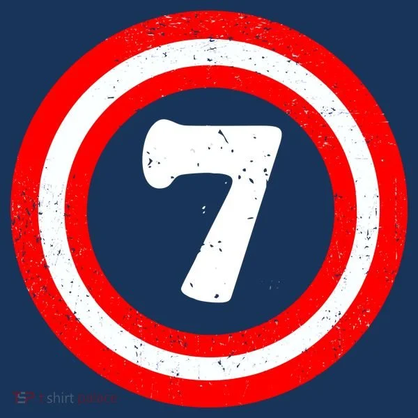 Captain 7th Birthday Kids T-Shirt