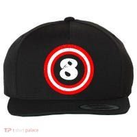 Captain 8th Birthday Wool Snapback Cap thumb 0