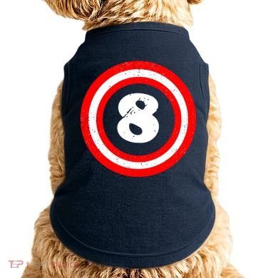 Captain 8th Birthday Doggie Tank