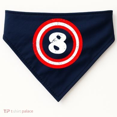 Captain 8th Birthday USA-Made Doggie Bandana