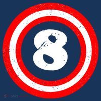 Captain 8th Birthday Button thumb 1
