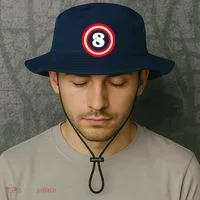 Captain 8th Birthday Bucket Hat thumb 2
