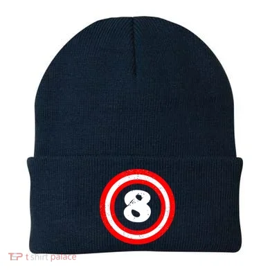 Captain 8th Birthday Beanie