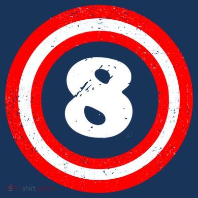Captain 8th Birthday Flat Bill Trucker Hat