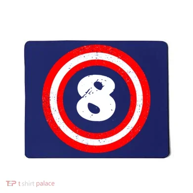 Captain 8th Birthday Mousepad